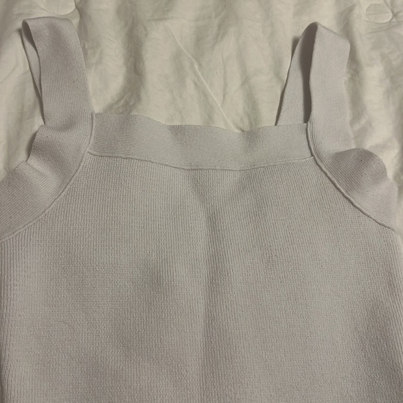 Abercrombie white knitted tank body suit - Picture 2 of 4